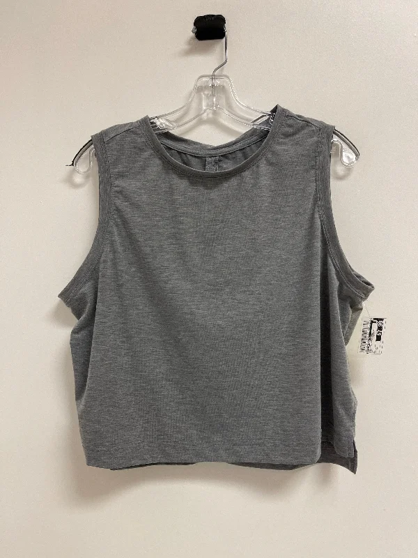 Tight-Fitting Yoga Tops -Athletic Tank Top By All In Motion In Grey, Size: Xl
