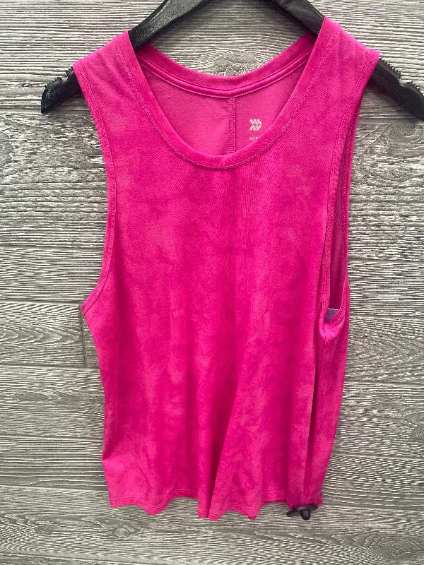 Yoga Tops for Core Flexibility -Athletic Tank Top By All In Motion In Pink, Size: S
