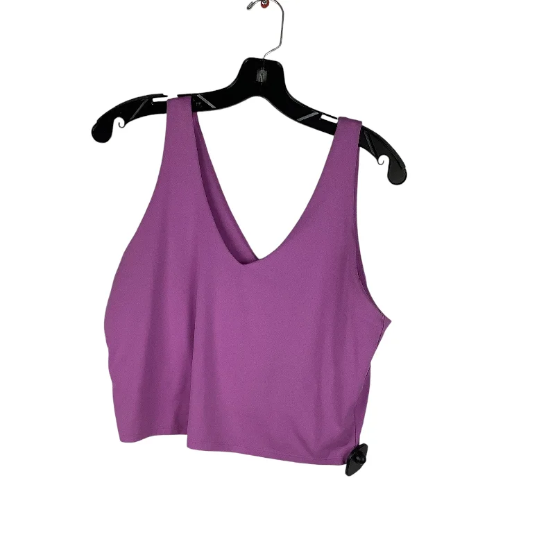Breathable Yoga Tops for Hot Yoga Practice -Athletic Tank Top By All In Motion In Purple Breathable Yoga Tops for Hot Yoga Practice -Athletic Tank Top By All In Motion In Purple