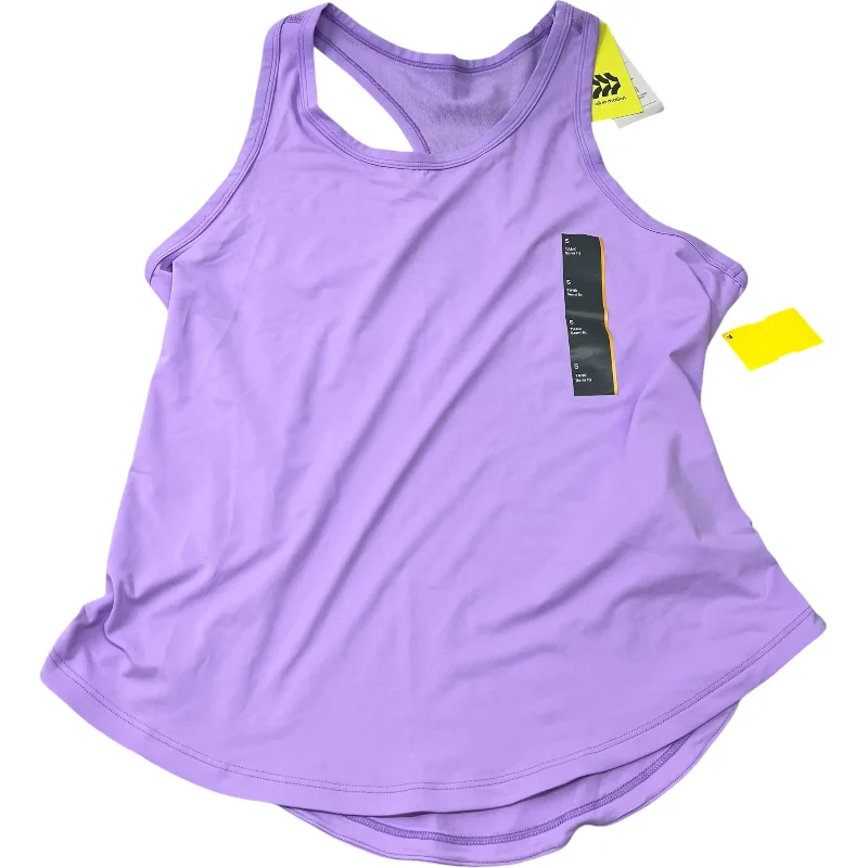 Loose Fit Yoga Tops for Comfort -Athletic Tank Top By All In Motion In Purple, Size: S Loose Fit Yoga Tops for Comfort -Athletic Tank Top By All In Motion In Purple, Size: S