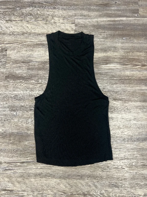 Yoga Tops for Full Range of Motion -Athletic Tank Top By Alo In Black, Size: L