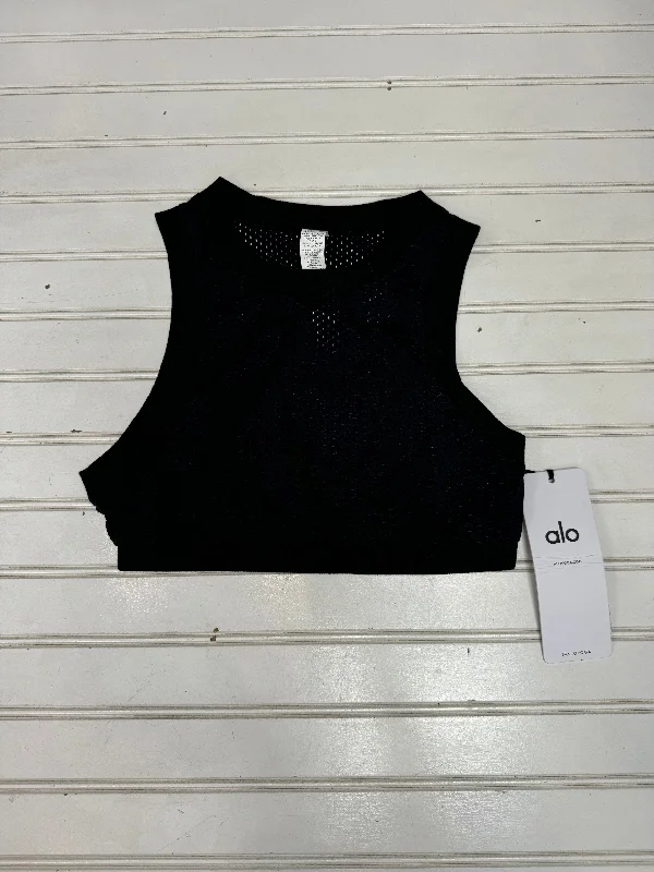Yoga Tops for Strength Training and Poses -Athletic Tank Top By Alo In Black, Size: S Yoga Tops for Strength Training and Poses -Athletic Tank Top By Alo In Black, Size: S