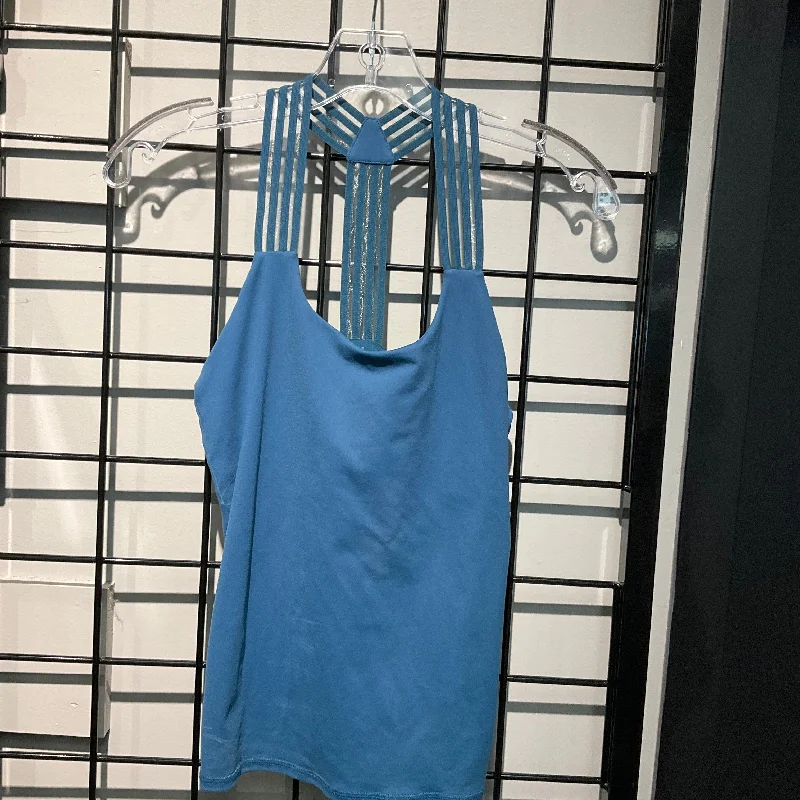 Stretchable Yoga Tops for Maximum Flexibility -Athletic Tank Top By Alo In Blue, Size: S