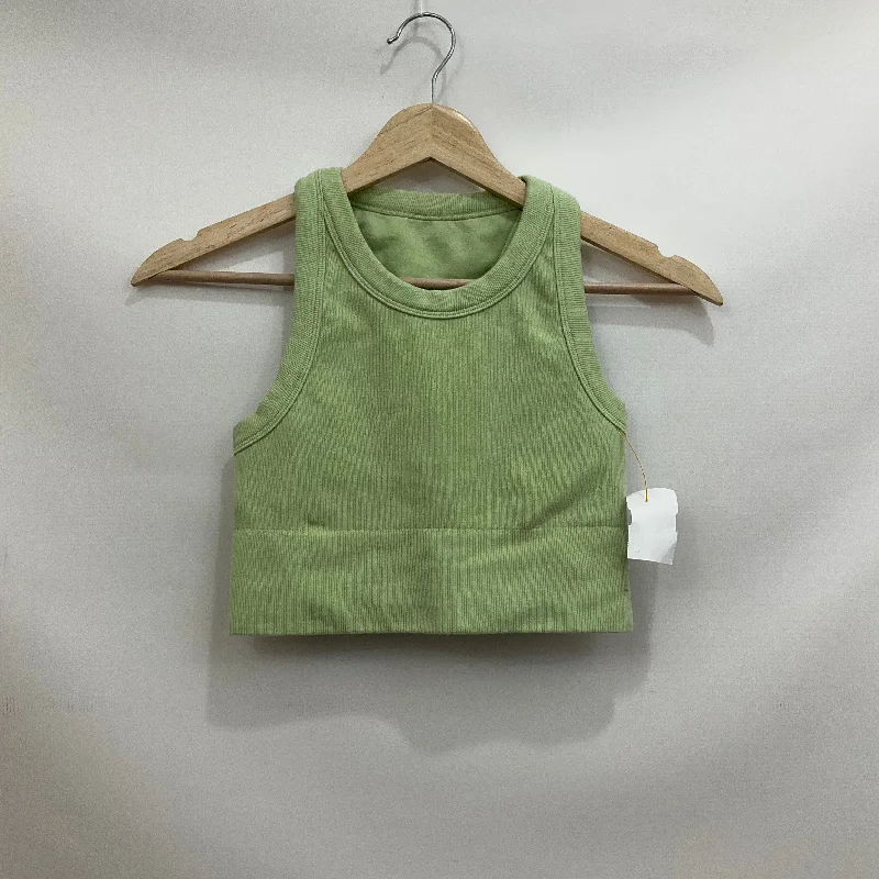 Women's Yoga Tops for Comfortable Movement -Athletic Tank Top By Alo In Green, Size: Xs Women's Yoga Tops for Comfortable Movement -Athletic Tank Top By Alo In Green, Size: Xs