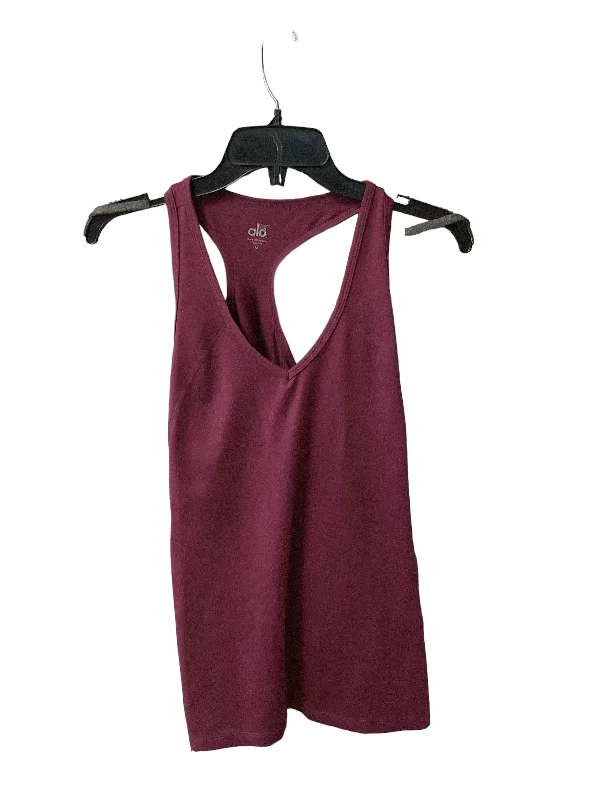 Colorful Yoga Tops -Athletic Tank Top By Alo In Purple, Size: M