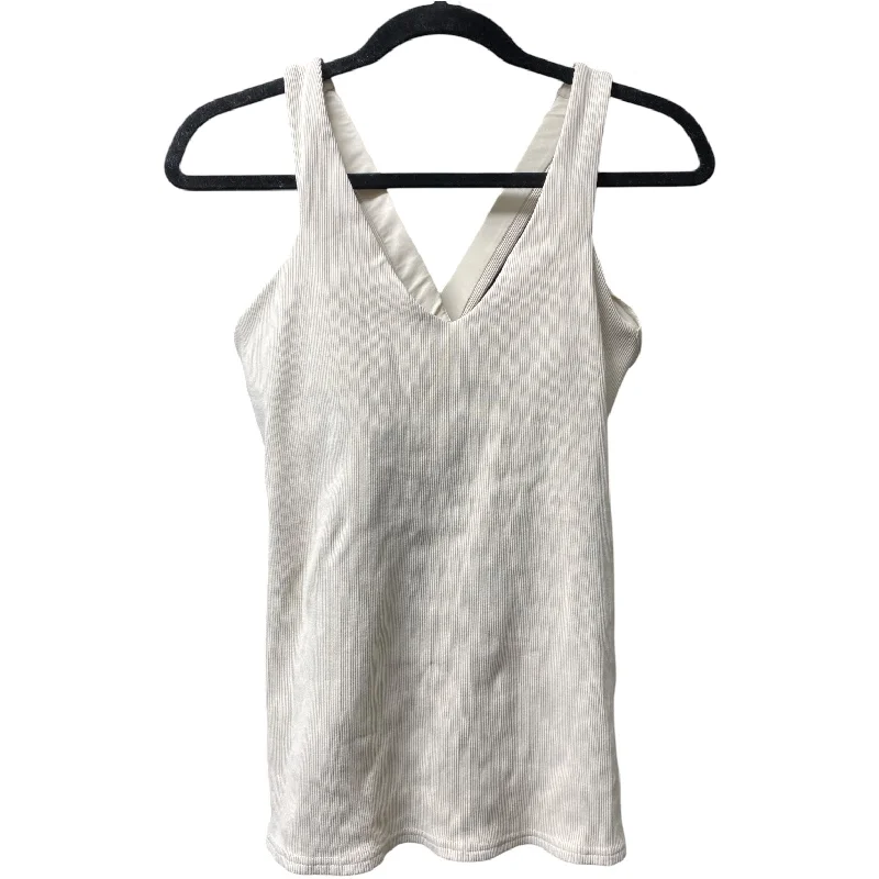 Breathable Yoga Tops for Comfortable Practice -Athletic Tank Top By Alo In Taupe, Size: L Breathable Yoga Tops for Comfortable Practice -Athletic Tank Top By Alo In Taupe, Size: L