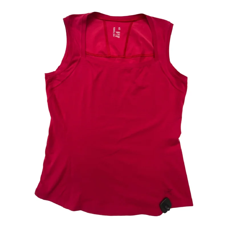 Women's Yoga Tops for Seamless Movement -Athletic Tank Top By Arctaryx In Red, Size: Xl Women's Yoga Tops for Seamless Movement -Athletic Tank Top By Arctaryx In Red, Size: Xl