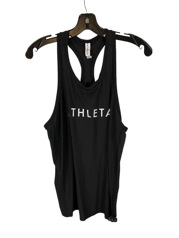 Compression Yoga Tops for Women -Athletic Tank Top By Athleta In Black, Size: M