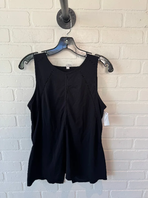 High-Waisted Yoga Tops -Athletic Tank Top By Athleta In Black, Size: M