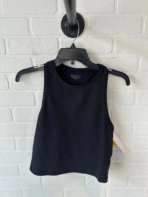 Women's Yoga Tops with Built-In Support -Athletic Tank Top By Athleta In Black, Size: M Women's Yoga Tops with Built-In Support -Athletic Tank Top By Athleta In Black, Size: M