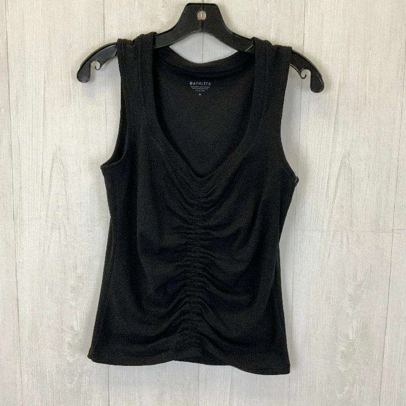 Yoga Tops for Endurance Training -Athletic Tank Top By Athleta In Black, Size: M