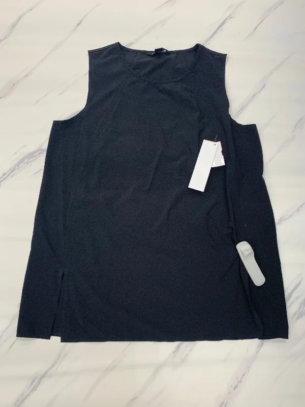 Yoga Tops with Full Coverage -Athletic Tank Top By Athleta In Black, Size: M