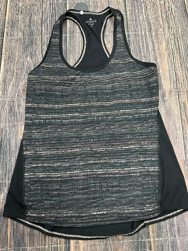Zip-Up Yoga Tops for Extra Support -Athletic Tank Top By Athleta In Black, Size: S