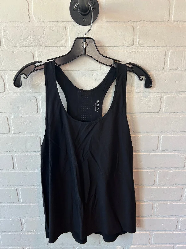Long Sleeve Yoga Tops -Athletic Tank Top By Athleta In Black, Size: S
