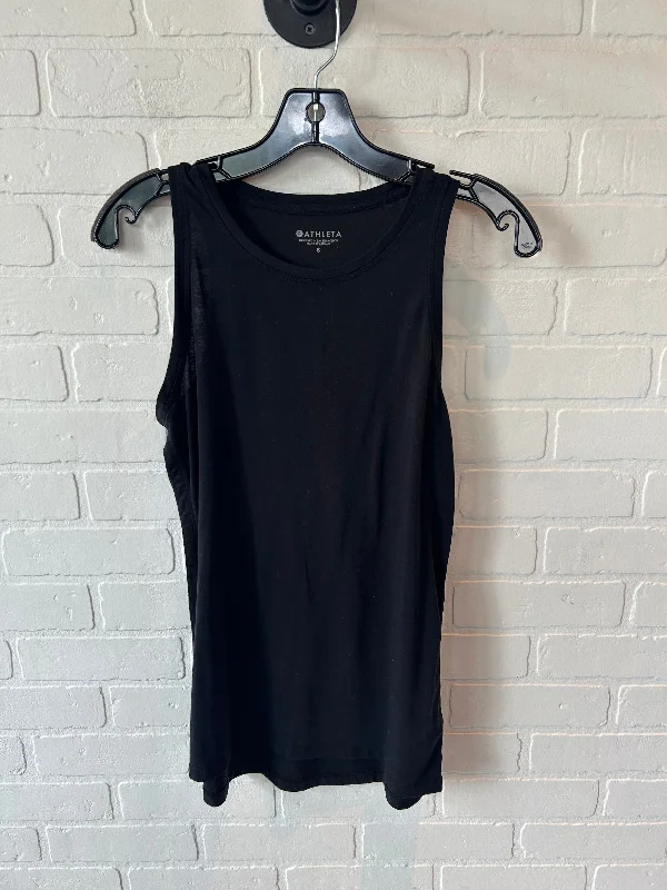 Yoga Tops for Increased Flexibility -Athletic Tank Top By Athleta In Black, Size: S