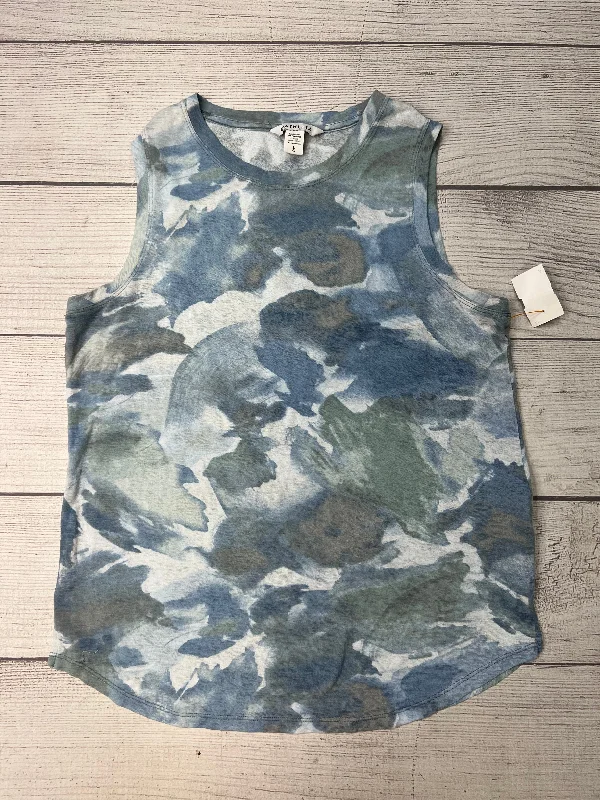 Yoga Tops for Running -Athletic Tank Top By Athleta In Blue Green, Size: L