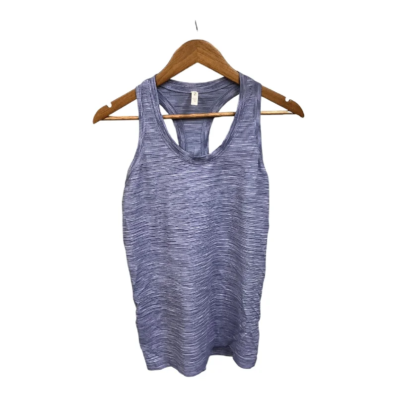 High-Cut Yoga Tops for Women -Athletic Tank Top By Athleta In Blue, Size: M