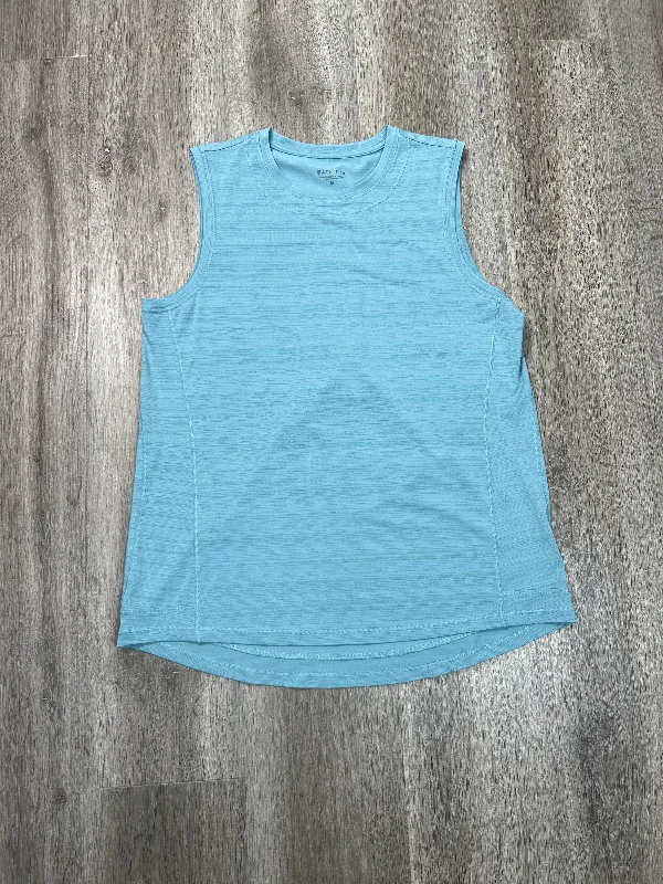 Yoga Tops with Flexible Fit -Athletic Tank Top By Athleta In Blue, Size: M