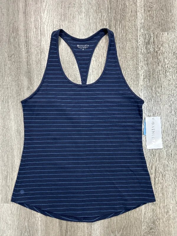 Soft and Stretchable Yoga Tops -Athletic Tank Top By Athleta In Blue, Size: M