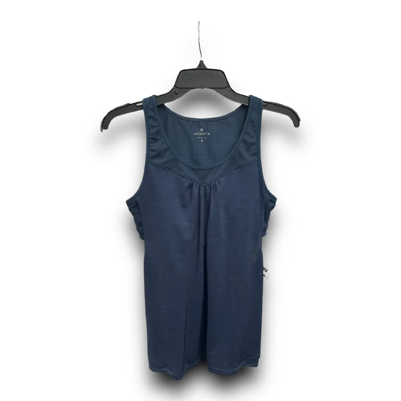 Yoga Tops for Active Lifestyles -Athletic Tank Top By Athleta In Blue, Size: S