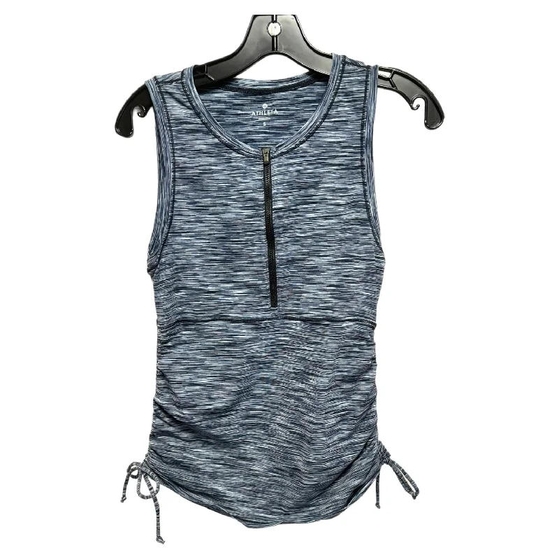 Yoga Tops for Relaxed Practice -Athletic Tank Top By Athleta In Blue, Size: S
