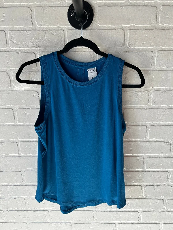 Yoga Tops with Spaghetti Straps for Breathability -Athletic Tank Top By Athleta In Blue, Size: S Yoga Tops with Spaghetti Straps for Breathability -Athletic Tank Top By Athleta In Blue, Size: S