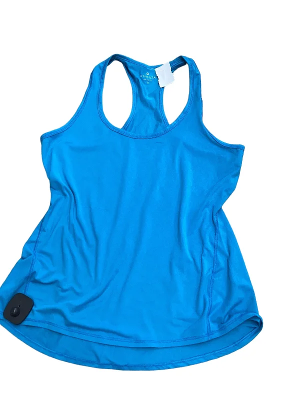 Yoga Tops with Lightweight Design -Athletic Tank Top By Athleta In Blue, Size: S