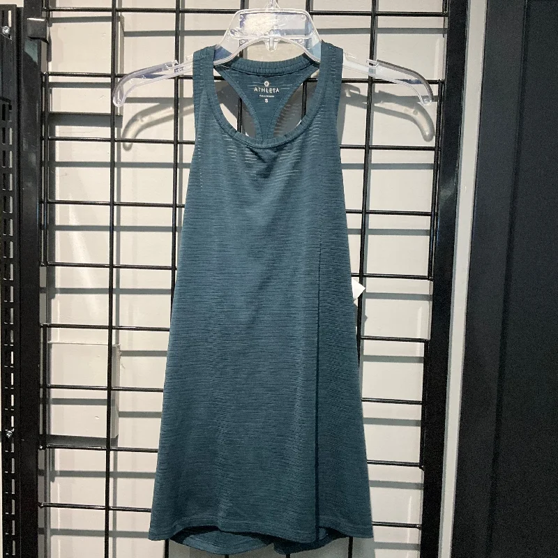 Women's Yoga Tops with Adjustable Fit -Athletic Tank Top By Athleta In Blue, Size: S