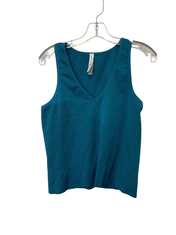 Breathable Yoga Tops for Women -Athletic Tank Top By Athleta In Blue, Size: Xl