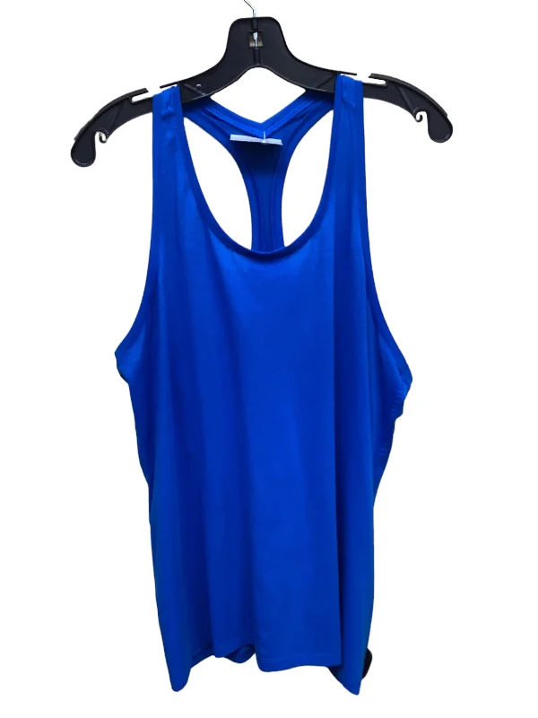 Yoga Tops for Mobility and Comfort -Athletic Tank Top By Athleta In Blue, Size: Xl
