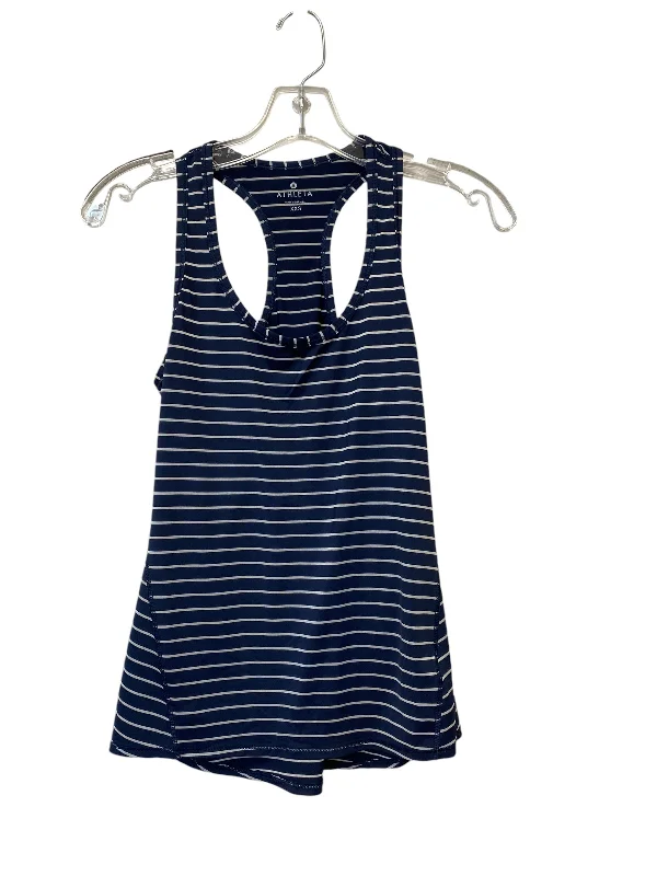 Loose Yoga Tops for Relaxing -Athletic Tank Top By Athleta In Blue, Size: Xxs