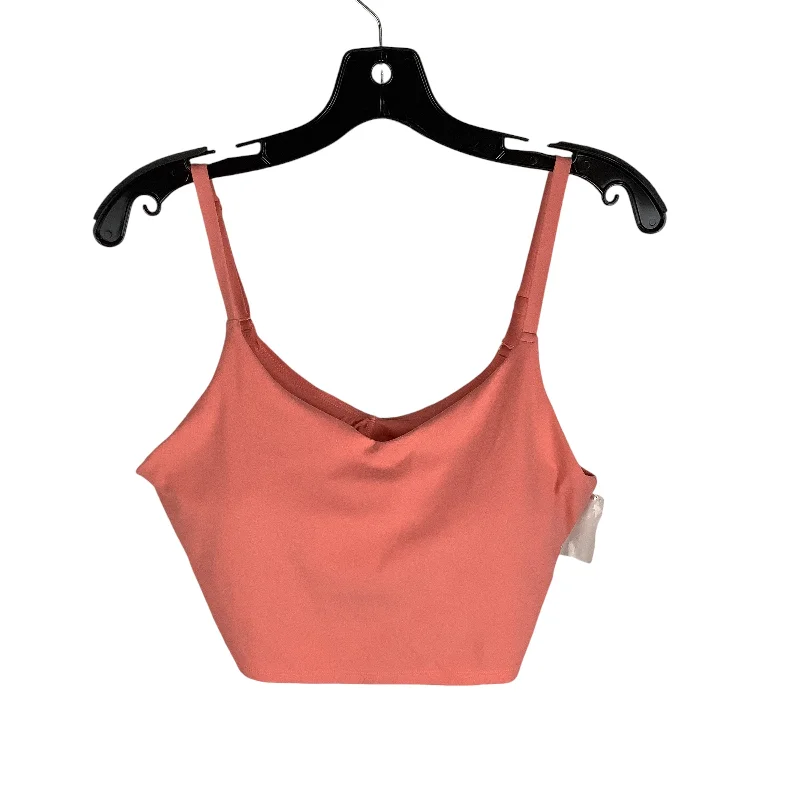 Loose Fit Yoga Tops for Easy Movement -Athletic Tank Top By Athleta In Coral, Size: M