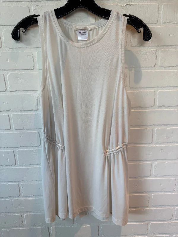 Yoga Tops for Relaxed Practice -Athletic Tank Top By Athleta In Cream, Size: M