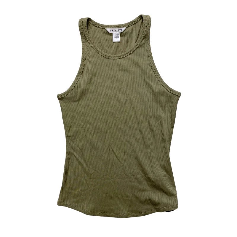 Yoga Tops for Breathability and Comfort -Athletic Tank Top By Athleta In Green, Size: S Yoga Tops for Breathability and Comfort -Athletic Tank Top By Athleta In Green, Size: S