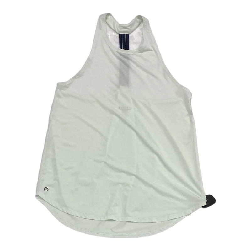Stylish Yoga Tops for All Yoga Practices -Athletic Tank Top By Athleta In Green, Size: S
