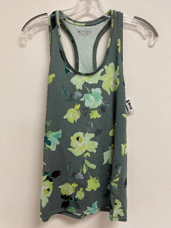 Comfortable Yoga Tops for Every Day Use -Athletic Tank Top By Athleta In Green, Size: S Comfortable Yoga Tops for Every Day Use -Athletic Tank Top By Athleta In Green, Size: S