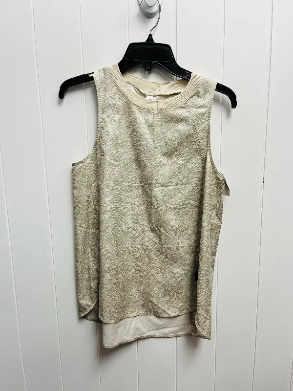Fitted Yoga Tops for Intense Training -Athletic Tank Top By Athleta In Green, Size: S