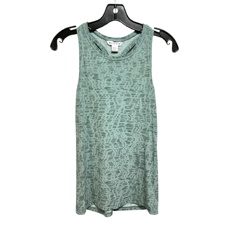 Women's Yoga Tops for Low-Impact Exercises -Athletic Tank Top By Athleta In Green, Size: S Women's Yoga Tops for Low-Impact Exercises -Athletic Tank Top By Athleta In Green, Size: S