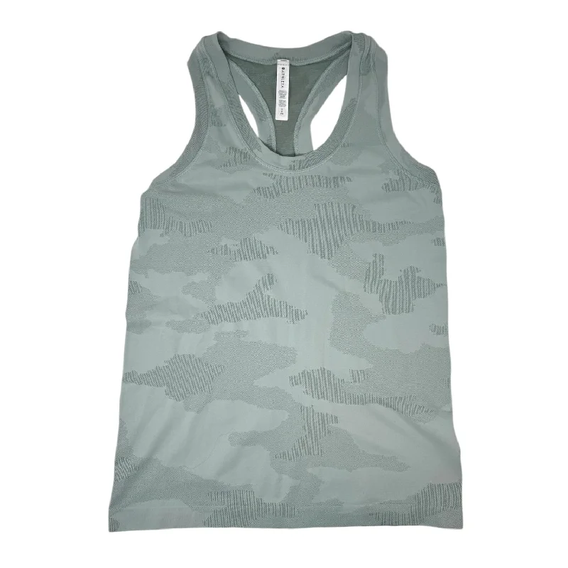 Yoga Tops for Mobility and Comfort -Athletic Tank Top By Athleta In Green, Size: S