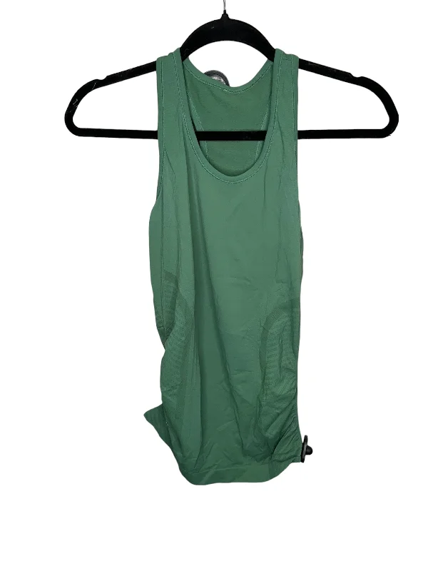 Yoga Tops for Stretch and Flexibility -Athletic Tank Top By Athleta In Green, Size: S