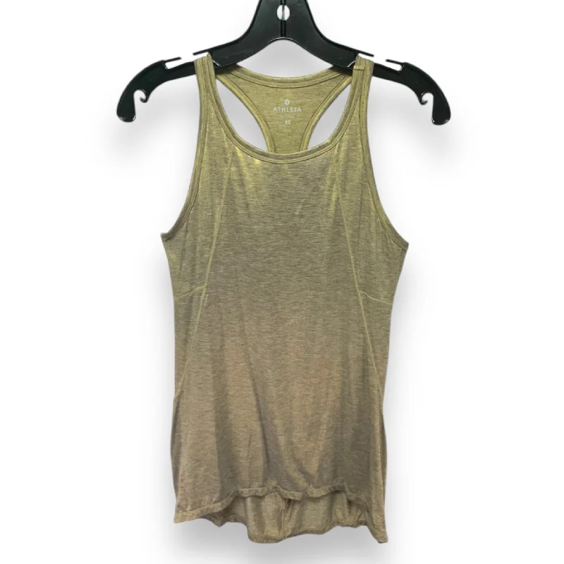 Yoga Tops for Running and Fitness -Athletic Tank Top By Athleta In Green, Size: Xs