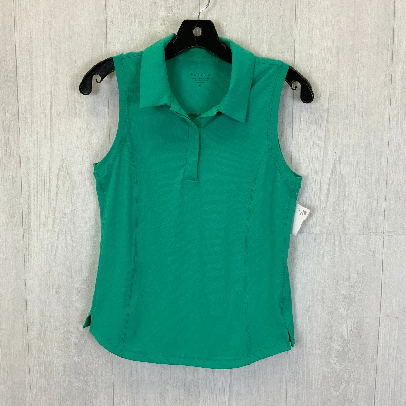 Women's Yoga Tops for Flexibility -Athletic Tank Top By Athleta In Green, Size: Xs