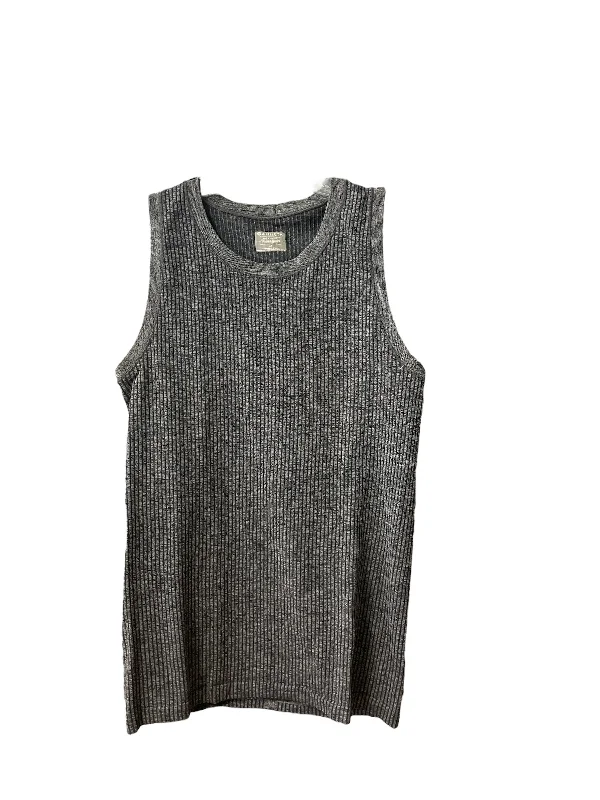 Women's Yoga Tops with High Stretch -Athletic Tank Top By Athleta In Grey, Size: M