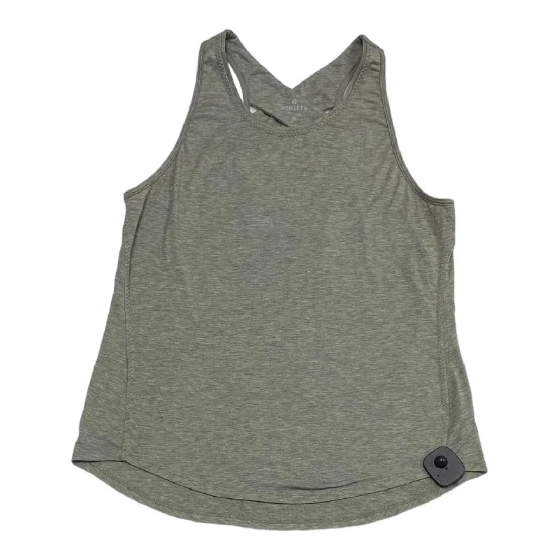 Active Yoga Tops for Intense Workouts -Athletic Tank Top By Athleta In Grey, Size: M