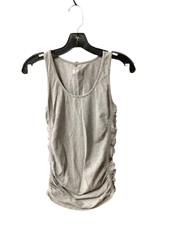 Stylish Yoga Tops for Fitness Routine -Athletic Tank Top By Athleta In Grey, Size: S