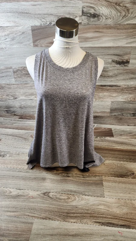 Yoga Tops for Balance and Flexibility -Athletic Tank Top By Athleta In Grey, Size: S