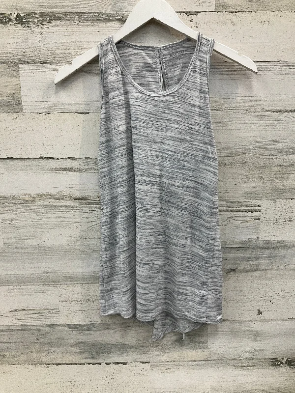 Yoga Tops for Comfort and Style -Athletic Tank Top By Athleta In Grey, Size: S