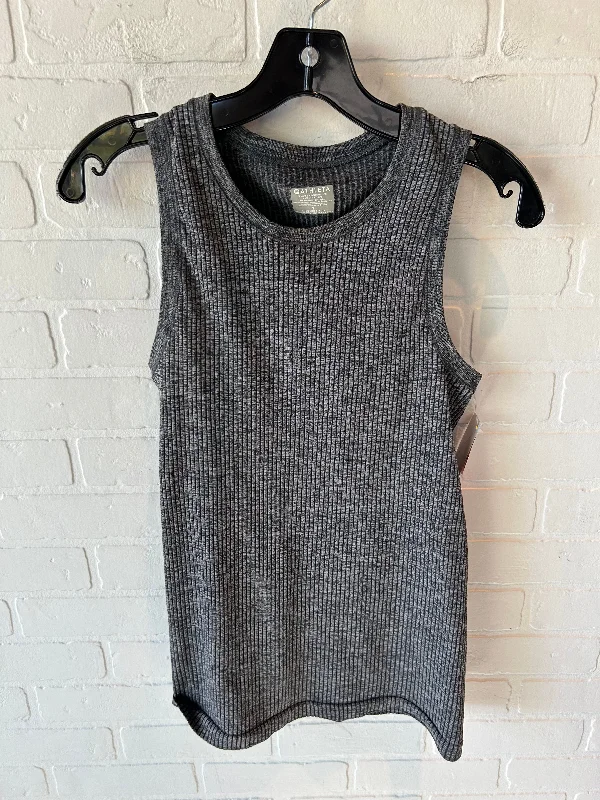 Women's Yoga Tops with Stretchy Fit -Athletic Tank Top By Athleta In Grey, Size: S