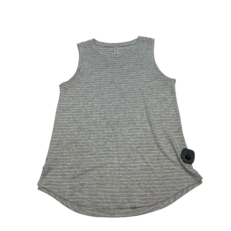 Lightweight Yoga Tops for Warm Weather -Athletic Tank Top By Athleta In Grey, Size: S