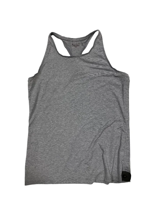 Breathable Yoga Tops for Active Yoga -Athletic Tank Top By Athleta In Grey, Size: Xl